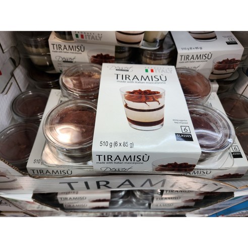 코스트코 EMMI 이탈리안 티라미수 컵 85g x 6 / 이태리 냉장 디저트