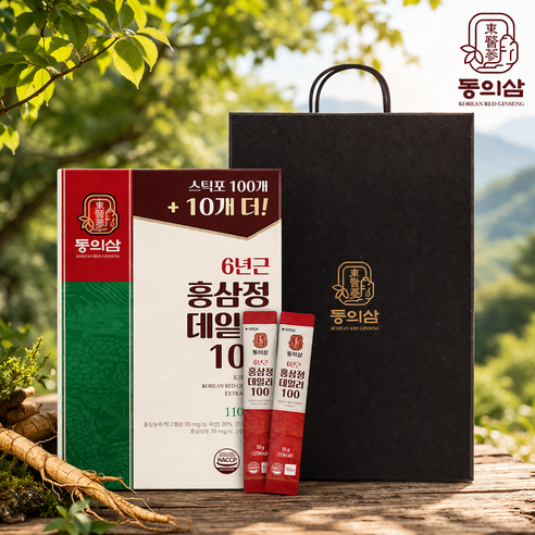 동의삼 6년근 홍삼정 데일리100 박스