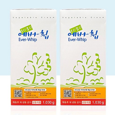 [아이스박스포장] 쿠킹스토리 에버휩F 생크림 1000ml