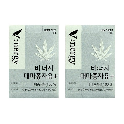 휴럼 비너지 대마종자유 플러스 1000mg x 30캡슐