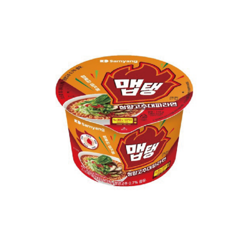 맵탱 큰컵 청양고추대파 라면 110g