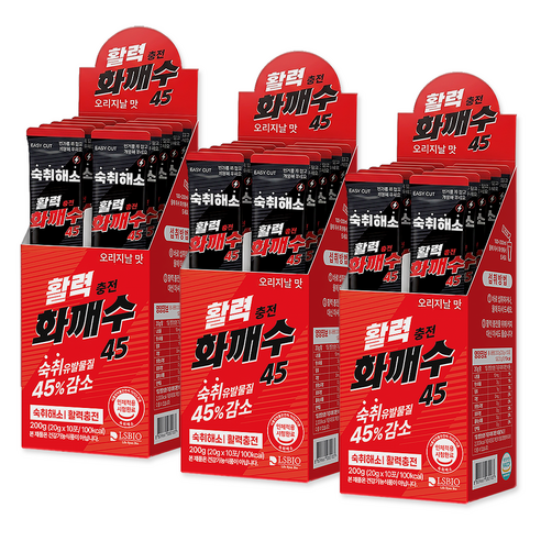 숙취해소제 화깨수 오리지날 숙취유발물질 45%감소 숙취해소음료, 30개, 20ml