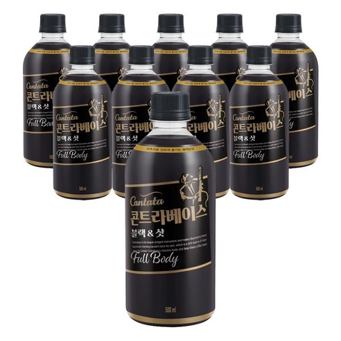칸타타 콘트라베이스 블랙 앤 샷 500ml