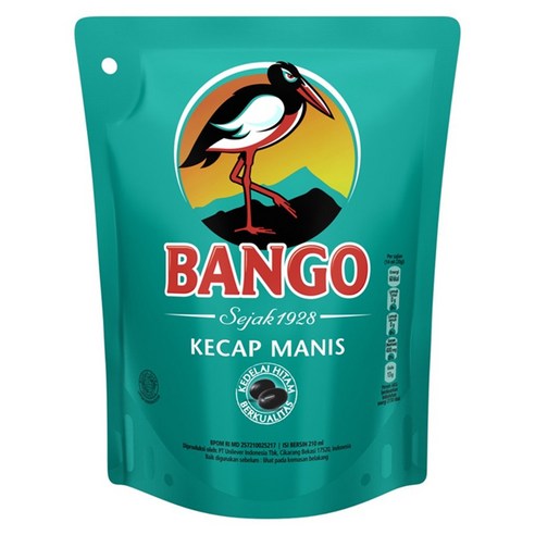 방오 케찹마니스 소용량 BANGO KECAP MANIS 할랄, 5개, 265g