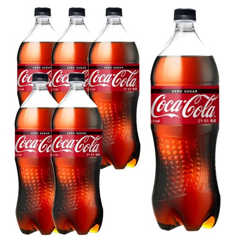 코카콜라 제로 페트, 1.5L, 6개