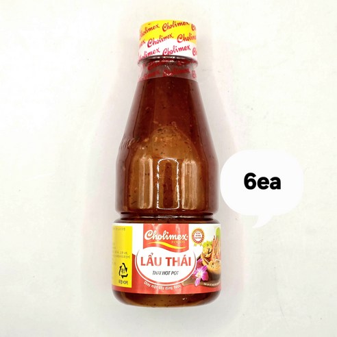 베트남 라우타이소스 lau thai 소스 worldfood, 280g, 6개