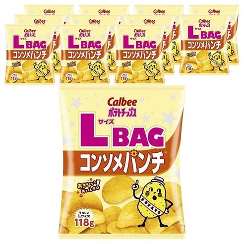 가루비 포테이토칩 콘소메 펀치 L사이즈 백