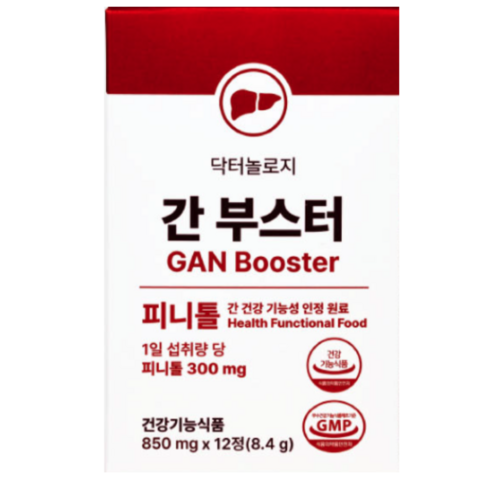 닥터놀로지 간부스터 의사개발 간건강기능식품 피니톨 밀크씨슬 간건강 실리마린