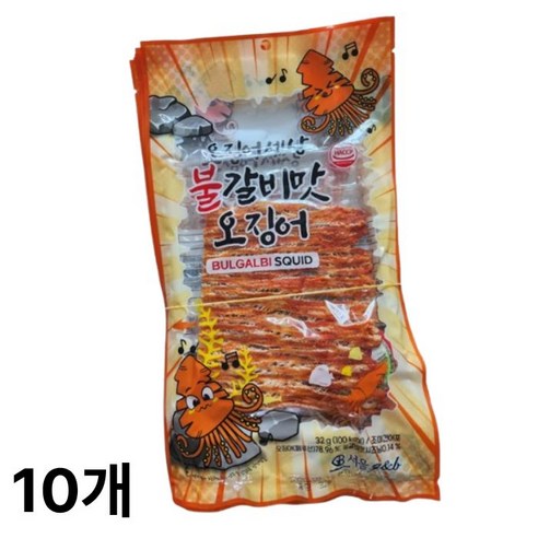 서울지앤비 오징어세상 불갈비맛 오징어
