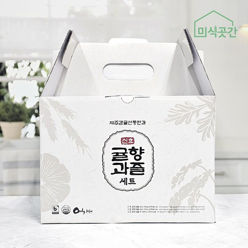 제주 감귤 신효귤향과즐 현미 보리 쑥 3종혼합 30개입 한과 제주여행 명절선물, 1