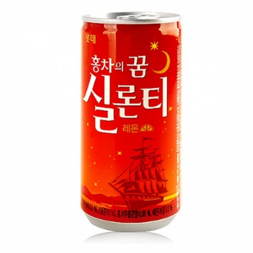 롯데칠성음료 홍차의 꿈 실론티 175ml 미니캔
