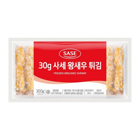 바이오마켓_사세 브레디드 왕새우 튀김 300g