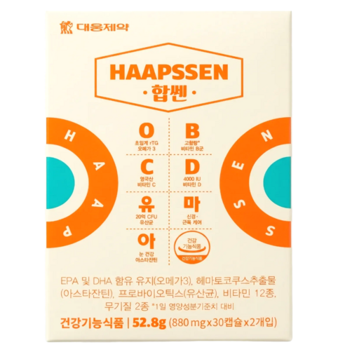 [국내최초 7 IN 1 건기식] 대웅제약 합쎈 오-비-씨-디-유-마-아