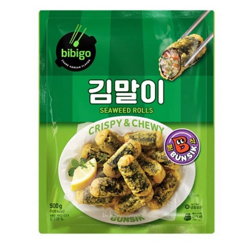 CJ제일제당 비비고 김말이튀김(냉동) 500g /무료배송