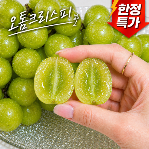 [한정특가]딱100박스만 고당도 애플청포도 오톰크리스피 포도