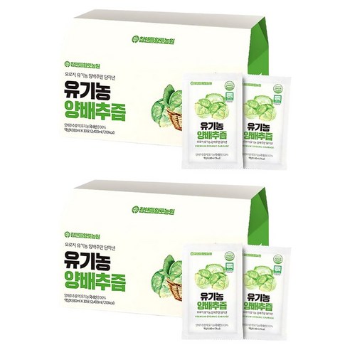 참앤들황토농원 유기농 양배추즙 30p