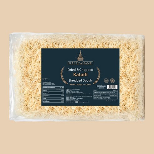 갈라타하네 건조 카다이프 면, 1개, 500g