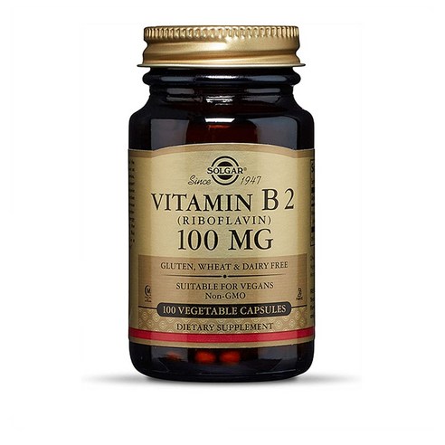 Solgar Vitamin 솔가 비타민 B2 리보플라빈 100mg 100베지캡슐, 단일상품, 100정, 1개