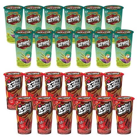 두바이스타일 피카픽 45g 12p + 초코픽 45g 12p, 12세트, 90g