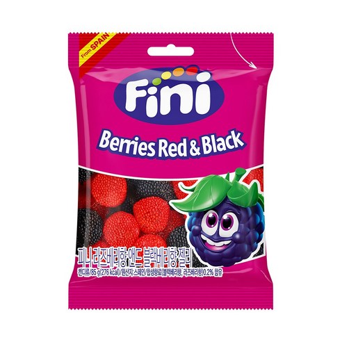 Fini 라즈베리앤블랙베리 젤리