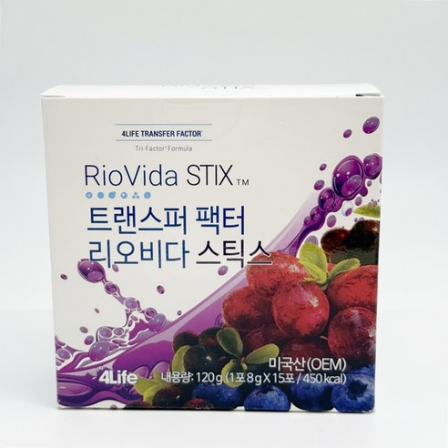 포라이프 4life 트랜스퍼 팩터 리오비다 스틱스