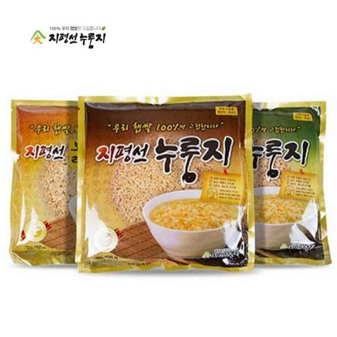 우리 햅쌀 100% / 고향의 가마솥 누룽지 맛 그대로 / 지평선 백미누룽지 150g