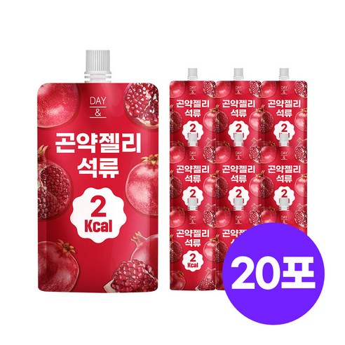데이앤 2칼로리 곤약젤리 석류