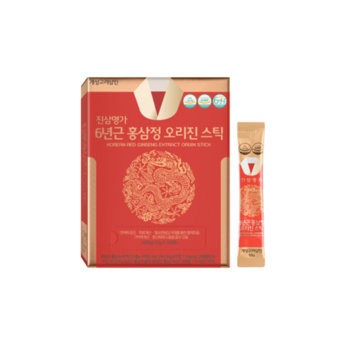 진삼명가 6년근 고려홍삼정정 오리진스틱 100포/건강기능식품