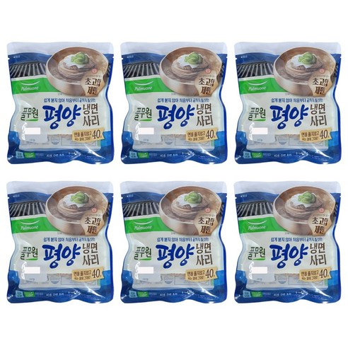 풀무원 평양냉면 사리, 6개, 130g