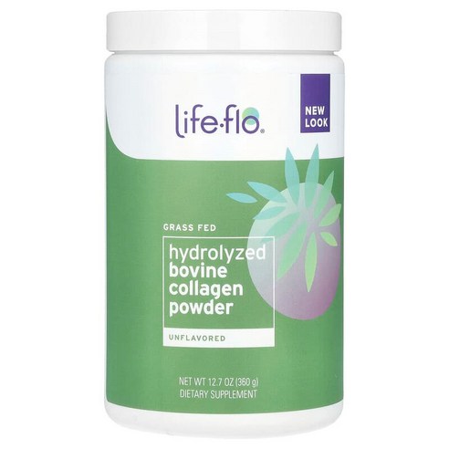Life-flo 목초 사육 하이드롤라이즈드 우피 콜라겐 분말 무맛 360g(12.7oz) LFH-95778