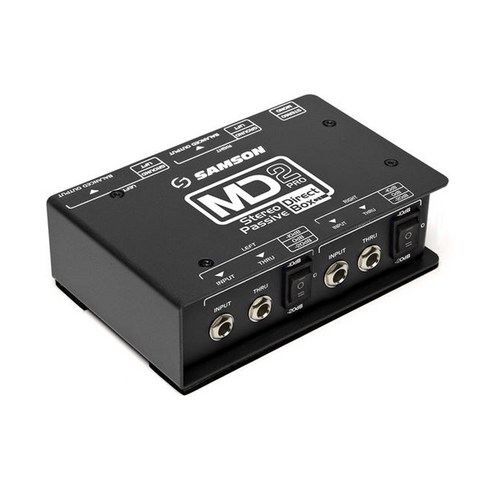 SAMSON MD2 PRO 스테레오 패시브 다이렉트 박스 [팬텀, 배터리전원 필요없음]