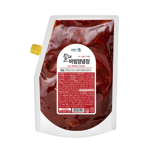 [간편한식] 절대 비빔양념장 500g, 500g, 1개