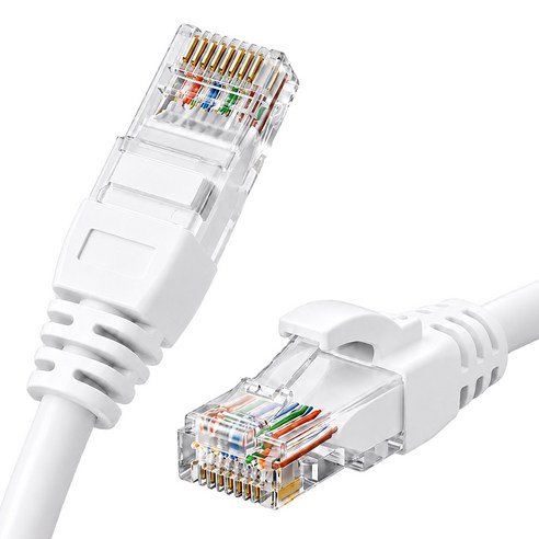 니코리 cat6 인터넷 랜선 랜케이블, 10m, 1개, 화이트