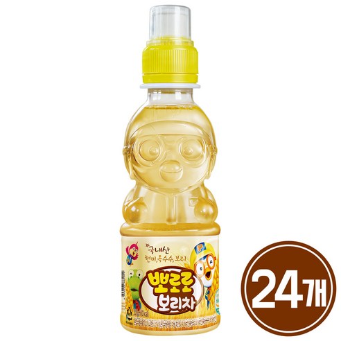 팔도 뽀로로 보리차, 220ml, 24개