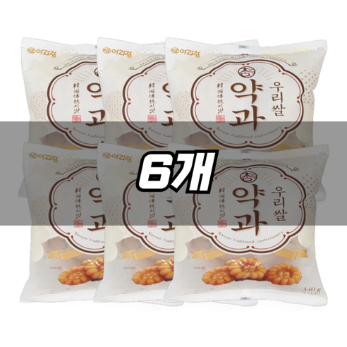 아리랑후드 한입참 우리쌀약과 340g