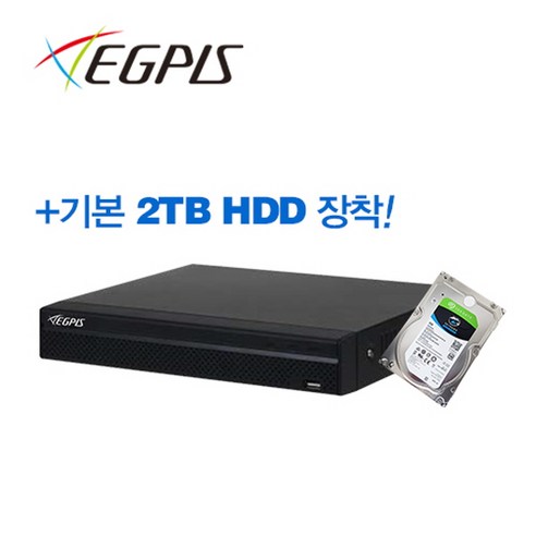 이지피스 ERN-4104HS-P_V3+2TB HDD 4채널 NVR