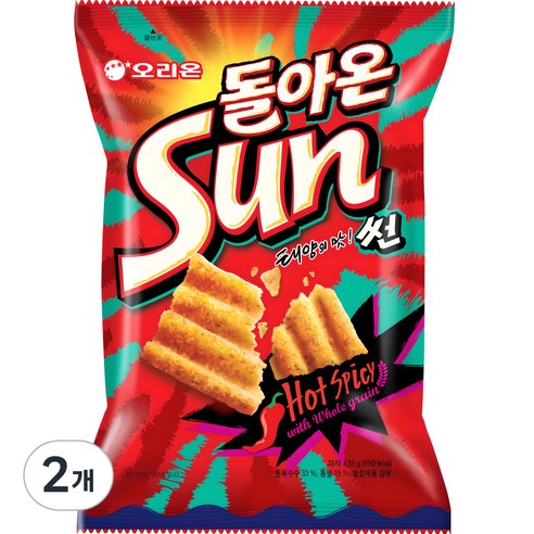 오리온 돌아온 썬 핫스파이시맛