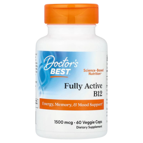 미국직배송/닥터베스트 Doctor's Best Fully Active B12 [1500mcg-60베지캡]