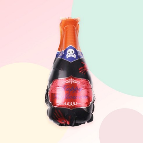 [예쁨주의지호] 할로윈 중형풍선 A / 할로윈풍선/할로윈장식/유령풍선/해골풍선/마녀풍선/호박풍선/고양이풍선/박쥐풍선, A_할로윈 중형_ 블러드 와인
