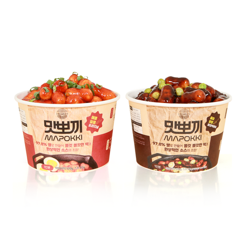 맛뽀끼 오리지널 컵떡볶이, 4개, 142g