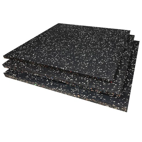 희우스포츠 방음방진 홈짐 층간소음 런닝머신 매트 50cm*50cm, 15mm 사각매트(코팅)5pc