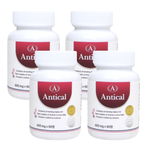 Antical 구이바잎추출물, 바나바잎추출물, 여주추출분말함유 안티칼 알파 60정