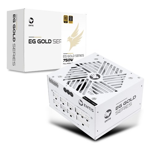 엔티스 EG 골드 750W 풀모듈러 파워서플라이 80PLUS