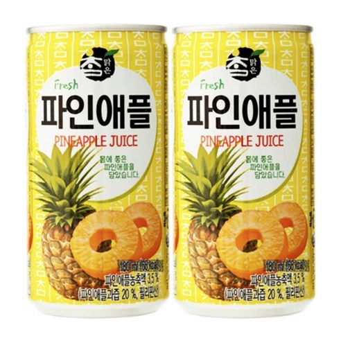 대일 참맑은 파인애플 캔