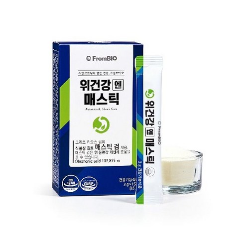 위건강엔 매스틱 3g 15포 3개월분 위에좋은 영양제 건강기능식품