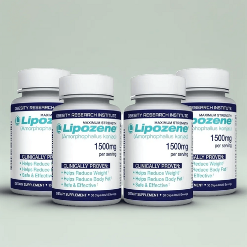 Lipozene 다이어트 체중감량 보충제 식욕억제 30캡슐X4개