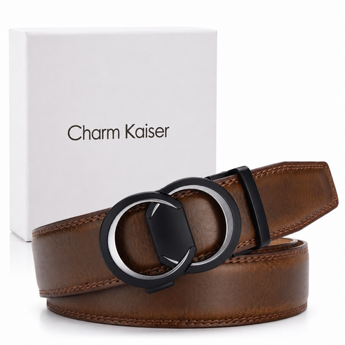 Charm Kaiser 남성 벨트 남자 자동 고급 허리띠 정장 캐주얼 패션 23
