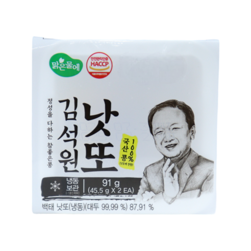 [오늘의 딜!]맑은물에 김석원 낫또 45.5g x 34개
