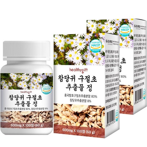 참당귀 구절초 추출물 정 데커신 국산 식약처 HACCP 인증, 1개