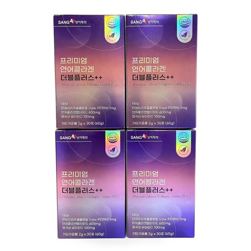 피부 탄력 필수템 저분자 콜라겐, 연어콜라겐 펩타이드 30포, 4개, 30회분